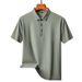 business Nylon Ice Silk High-end Shirt, Short-sleeve Men's Polo Shirt_viptrois.com