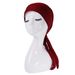 New Autumn And Winter Solid Color Velvet Four Bar Long Tail Headscarf Hat For Women_viptrois.com