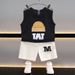Boys Summer Sleeveless 2024 New Children's Summer Clothing Sports Fashionable Boy Vest Handsome Loose Suit Wholesale_viptrois.com