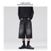 Men's Clothing Summer New Four Color Loose American Baggy Jeans Seven Point Jeans Men's Straight Wide Leg Versatile_viptrois.com
