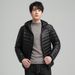 Ultra-Lightweight Packable Down Jacket – 600FP Goose Feather, Stand Collar & Hooded Options, Business Casual Essential (Black/Red/Navy/Blue/Gray)_viptrois.com