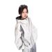 American Cleanfit Stiff Hooded Sweater Men's Trendy Brand Design Sense Ethnic Style Splicing High-necked Ruffian Handsome Jumper_viptrois.com