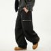 Men's Clothing Retro Pleated American Machete Casual Pants Men's Autumn Style Zipper Paratrooper Pants Trendy Brand Loose Straight Workwear Trousers_viptrois.com