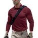Nordmann European And American Men's Turn-Down Collar Outdoor Sports Long Sleeve Tactical Base Layer Quick-Dry Polo Shirt Fishing_viptrois.com