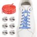 Cashew Flower Series Lazy Shoelaces Flat Buckle No Tie Elastic Elastic Suitable For White Shoes Universal Shoelaces_viptrois.com
