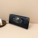Women’s Bags Wallet Women's New Fashion Skull Butterfly Ladies Long Clutch Large Capacity Pu Wallet Coin Purse_viptrois.com