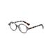 Old Money Style Temperament Oval Small Frame Glasses Plain Face Artifact Small Face Amber Rough Edge Anti Blue Light Reading Glasses T1381_viptrois.com