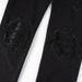Men's Clothing Foreign Trade Jeans Men's High Street Fashion Street Ripped Jeans Men's Elastic Slim Fit Pants 8520_viptrois.com