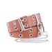 Star chicken eye buckle women's versatile sweater fashion chain decoration wide belt for women_viptrois.com