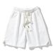 Men's Clothing Large Size Casual Sports Jacquard Shorts Elastic High Waist Solid Color Plus Size Summer Shorts_viptrois.com