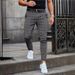 New 2025 Men's Formal Business Suit Pants Fashion Mid-waist Print Plaid Trousers Spring Autumn Comfortable Elastic Pants For Men (No Belt)_viptrois.com