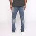 Men's Clothing high-quality men's worn-out stretch jeans skinny jeans men's jeans_viptrois.com
