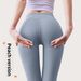 Juyitang Long Seamless Women's Peach Fitness Sports Running Tight High Waist Hip Lift Yoga Pants_viptrois.com