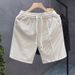 Men's Clothing Summer New Style Trendy Brand Handsome Loose Sports Straight Shorts_viptrois.com