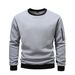 Men's Clothing Autumn And Winter New European And American Men's Polar Fleece Casual Solid Color Sweatshirt Youth Fashion Long Sleeved Sports Jacket_viptrois.com