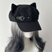 Cat Ear Duckbill Cap Star Heart Y2K Leather Buckle Subculture Face Slimming Cute Anime Beret_viptrois.com