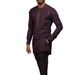 2-piece Long Sleeve Embroidered Ethnic Style Men's Muslim Traditional Suit_viptrois.com