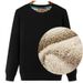 Men's Clothing Men's Winter Lambskin Round Neck Sweatshirt With Thickened Fleece Bottoming Shirt Solid Color Pullover Warm Fleece Top Straight_viptrois.com