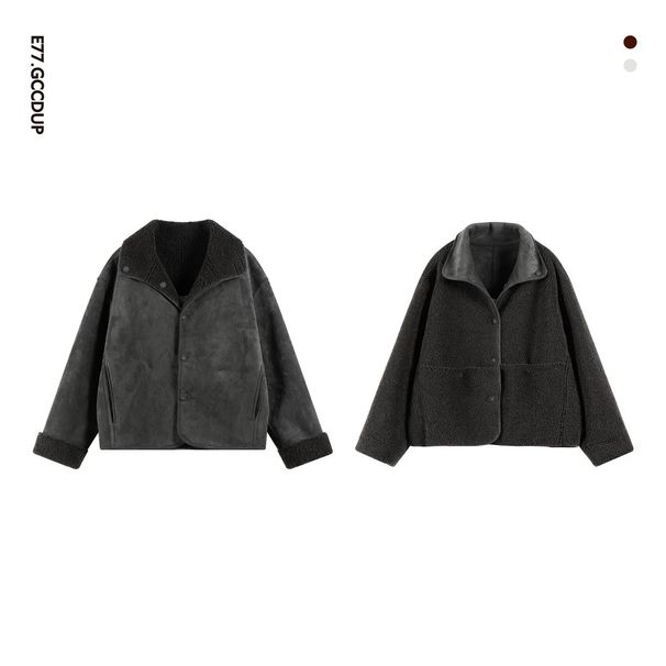 High-Quality Unisex Autumn Winter New Hong Kong Style Lapel Retro Jacket Casual Trendy Loose Versatile_viptrois.com