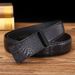 Men's Belt Crocodile Pattern Bark Automatic Leather Buckle Belt Business New Scratch Resistant Casual Belt_viptrois.com