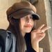 for Women, Autumn And Winter Beret, Versatile Korean Style, Face-Slimming Artistic Octagonal Hat, British Newsboy_viptrois.com
