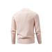 Men's Casual Knit Sweater - Loose Fit Button Front Pullover For Autumn Winter (White, Gray, Black, Burgundy, Khaki, Brown)_viptrois.com