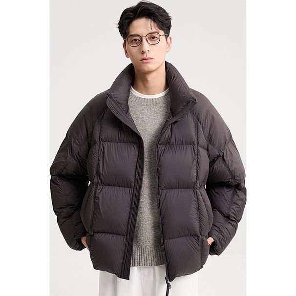 Nordmann 90 Warm Puffer Jacket For Men, Thickened Down Jacket, Winter 2025 New Casual Loose Short Coat_viptrois.com