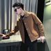 Autumn New Style Turn-Down Collar Men's High-End Trendy Versatile Jacket Fashion Casual Youth Simple Top Trend_viptrois.com