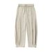 Men's Clothing Wide Leg Casual Pants For Men, New Style For Spring And Summer, Pleated Design, Scimitar Pants, Textured Trendy Brand Sports Trousers_viptrois.com