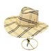 Internet celebrity Straw men's summer outdoor fishing flat large brimmed shading beach western cowboy sun hat_viptrois.com