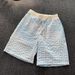 Men's High-Waisted Green Striped Casual Shorts Retro Hot Girl Style New Summer Vacation Beach Pants_viptrois.com