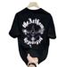 Men's Clothing 2025 Summer New Style Short Sleeved T Shirt European Goods Personalized Printing Round Neck Slim All Match Half Sleeved T Shirt Men_viptrois.com