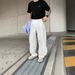 Men's Clothing New Trendy American Machete Jeans For Young Men, Simple And Fashionable, Loose Straight Washed Men's Casual Trousers_viptrois.com