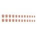 Nails Art Smile Cat Eye Christmas Wear Nail Detachable Nail Patch Nail Piece Nail Sticker Blush Nail 24 Pieces_viptrois.com