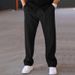 Men's Clothing Hot Pants Men's Spring And Summer Loose Straight Sports Casual Trousers Oversize Trousers_viptrois.com