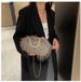 Women's Bags Furry Handbags Women's Bags New Autumn And Winter High End Versatile Niche Pearl Chain Furry Crossbody Shoulder_viptrois.com