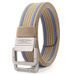 Alloy double ring buckle belt men's Korean-style woven nylon Tactical Sports outdoor pants belt canvas wholesale Men's_viptrois.com