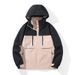 Unisex Detachable Hood Mountain Jacket - Water-Resistant Outdoor Coat With Adjustable Cuffs For Hiking & Urban Style_viptrois.com