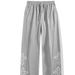 Men's Casual Cross-Print Drawstring Pants – Breathable Regular Fit Joggers In Black/Grey/Blue/Khaki (Sizes S-XXXL, Streetwear & Travel Ready)_viptrois.com