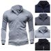 Men's Clothing wsih men's retro sweatshirt sports cardigan fleece zipper jacket_viptrois.com
