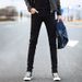 Summer Ripped Jeans For Men Korean Style Slim Fit Nine Point Skinny Jeans Trendy Brand Light Color Spring And Autumn Style Men's Pants_viptrois.com