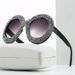 2024 New Cross Border Large Frame Oval Sunglasses Rhinestones Luxury Personality Hip Hop Sunglasses Women Street Party Glasses_viptrois.com