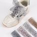 Shoe Accessories 2.5cm widened shoelaces leopard pattern silk lace shoelaces flat wide snow yarn straps_viptrois.com