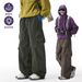 Men's Clothing Water Repellent Side Patch Pocket Workwear Casual Pants Men's Autumn Sports Trendy Brand Paratrooper Pants Loose Versatile Trousers_viptrois.com