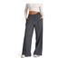 Men's Clothing Tie String Solid Color Waist Fashionable Wide Leg Warp Casual Trousers_viptrois.com