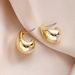 Children's Hair Accessories Water Drop Earrings Niche Temperament Simple Earrings_viptrois.com