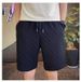 Summer Men's Ice Silk Sports Shorts Thin Five Point Loose Fit Versatile White Four Point Beach Pants_viptrois.com
