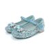 Girls' Leather shoes high heel 2023 new autumn sequins flash fashion little girl Crystal Princess shoes factory direct sales_viptrois.com