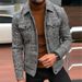 Men's Classic Checkered Jacket – Slim Fit Polyester Coat With Notch Lapel (S-XXXL, Business Casual, Lightweight Outerwear)_viptrois.com