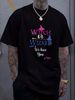 Witch Or Wizard We Love You Gender Reveal Party T-Shirt Streetwear Versatile Stretched Print Round Neck Short Sleeve Summer Graphic Casual Women Comfortable Slightly T-Shirt For Women Casual Designer Clothes Women Top Graphic Tees Soft Stylish Unisex_viptrois.com